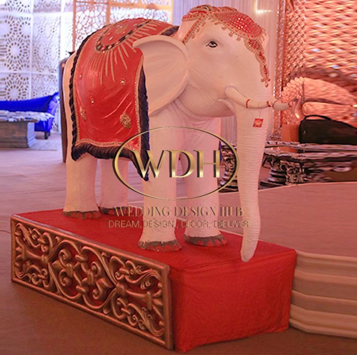 Fiber Decorative Elephant