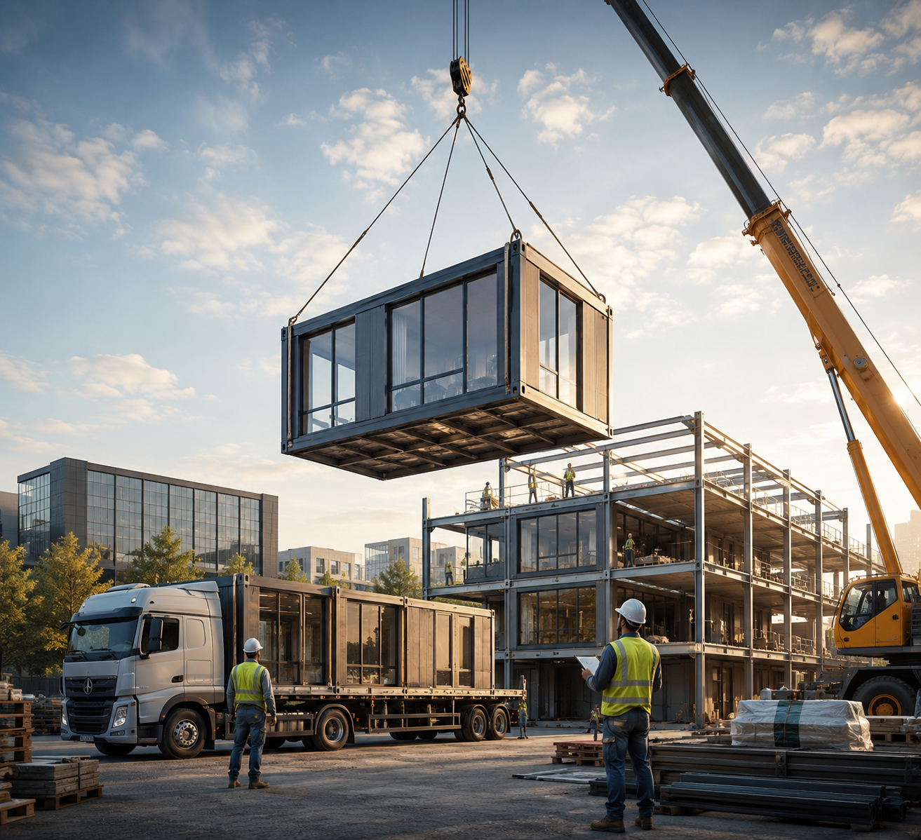 Commercial prefab building