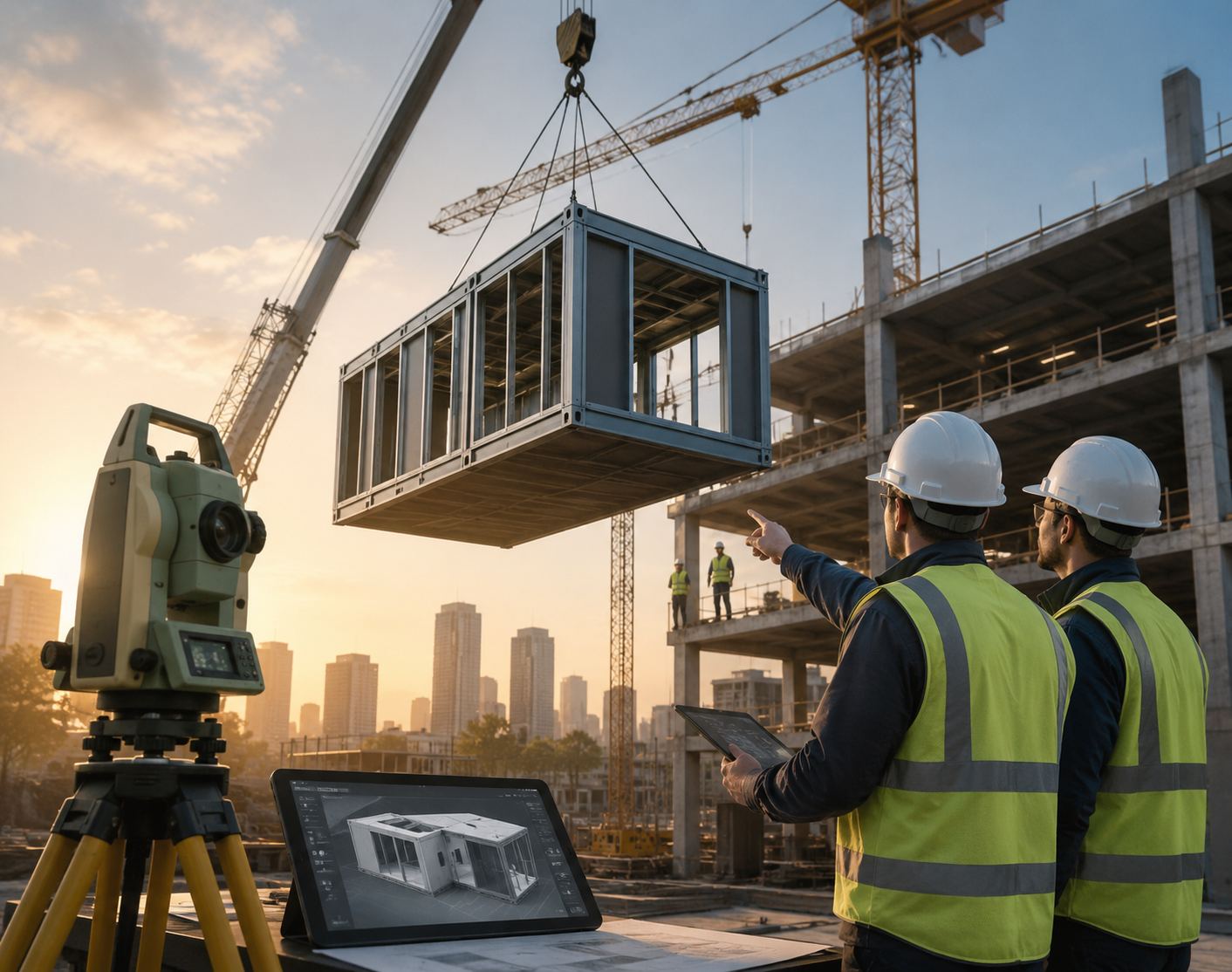 Commercial prefab interior