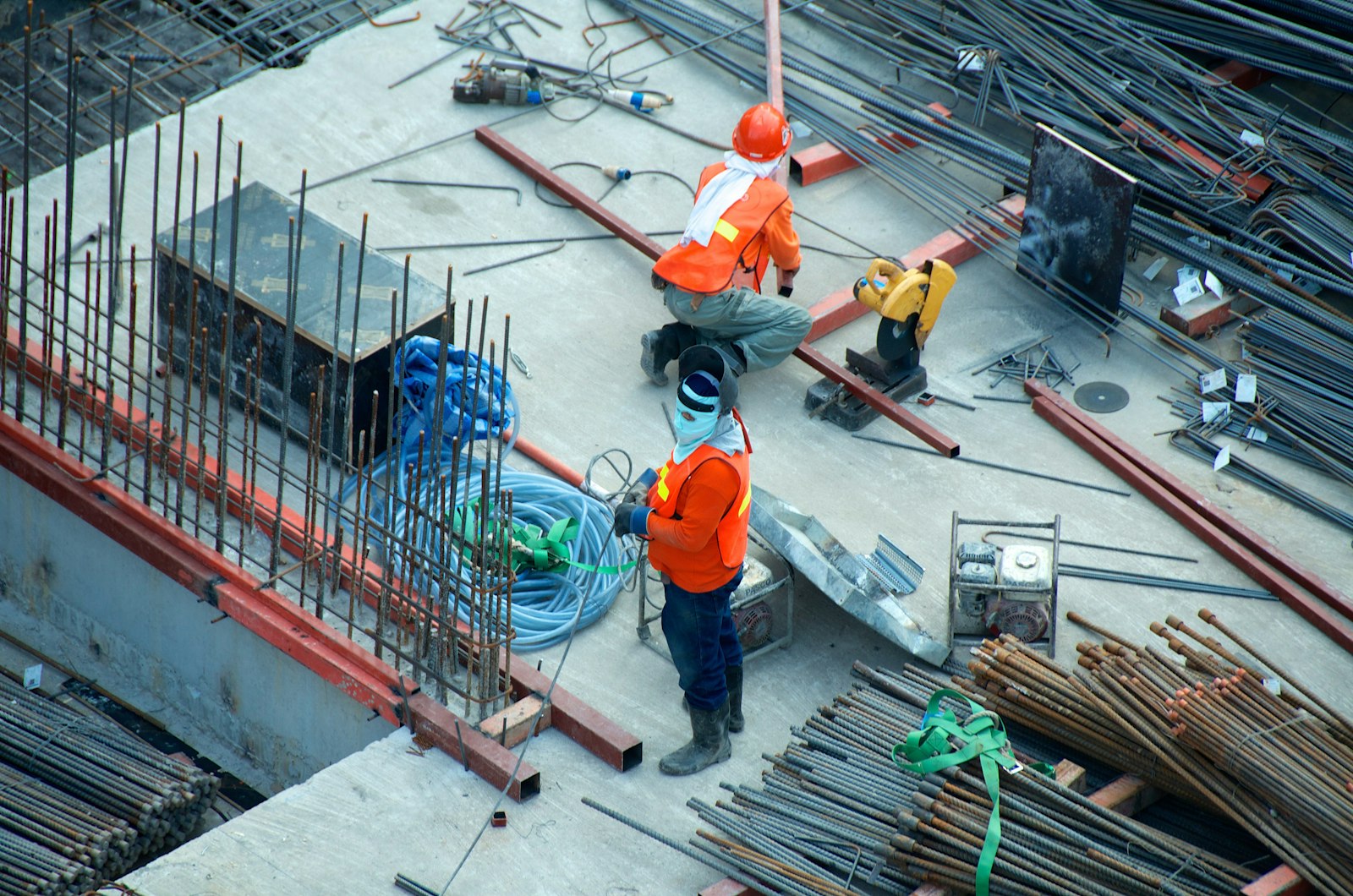 Prefabricated construction site